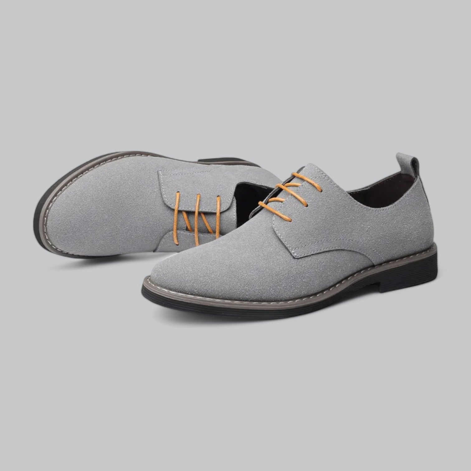 Valenti | Derby Suede Leather Oxford Business Shoe Laced Loafer