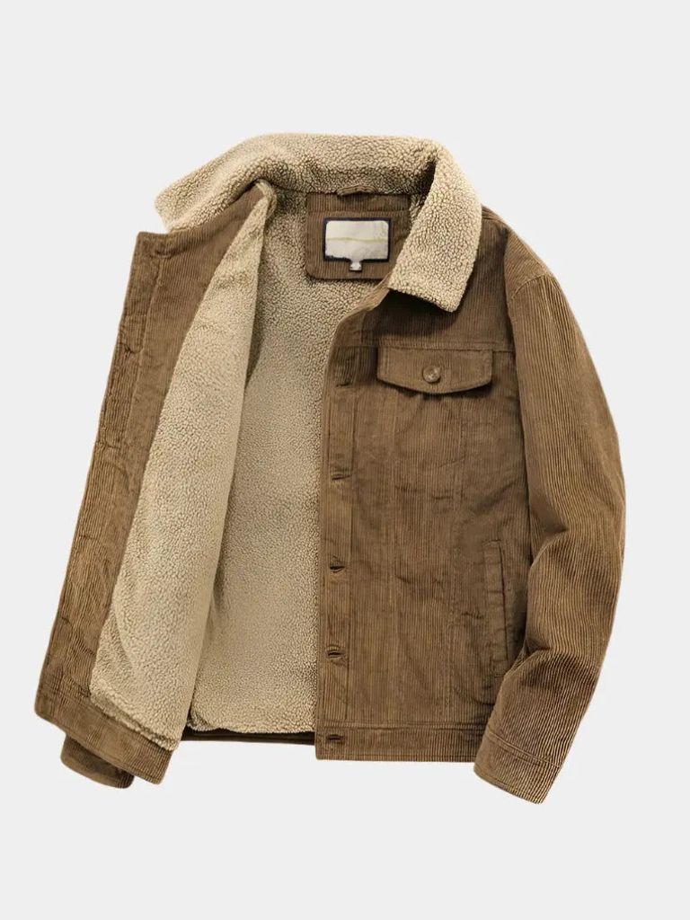 Minimalist Vintage Corduroy Jacket - Cross & Crown