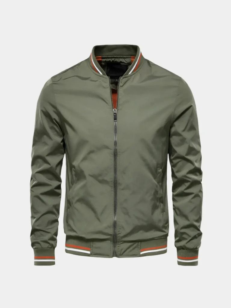 Casual Bomber Jacket - Cross & Crown