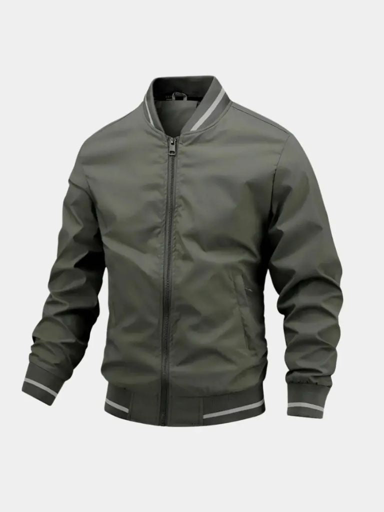 Casual Bomber Jacket - Cross & Crown