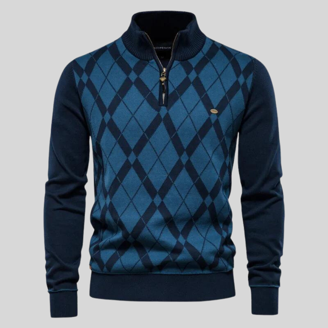 | Argyle Diamond Sweater