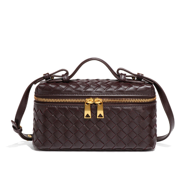 Jade Woven Crossbody Tas