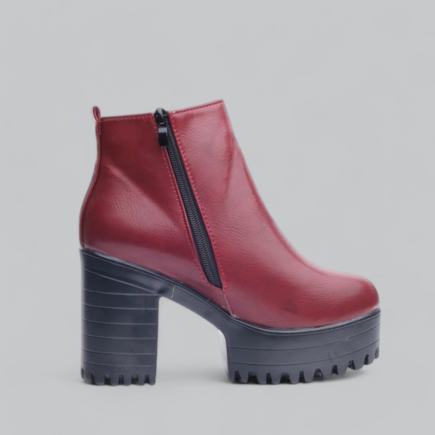 Valenti | High Block Heel Ankle Boots Pumps