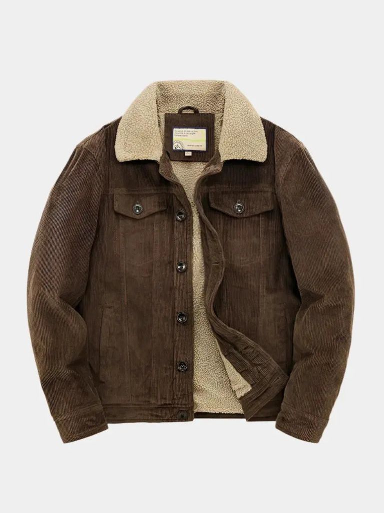 Minimalist Vintage Corduroy Jacket - Cross & Crown