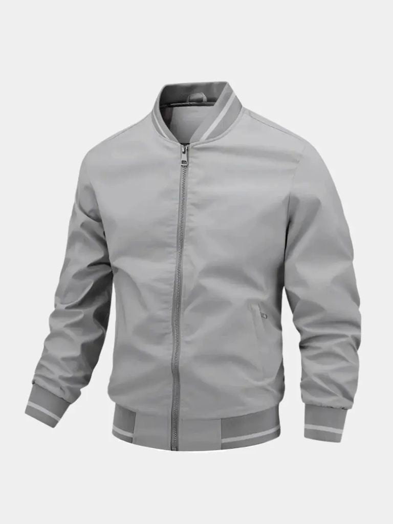 Casual Bomber Jacket - Cross & Crown