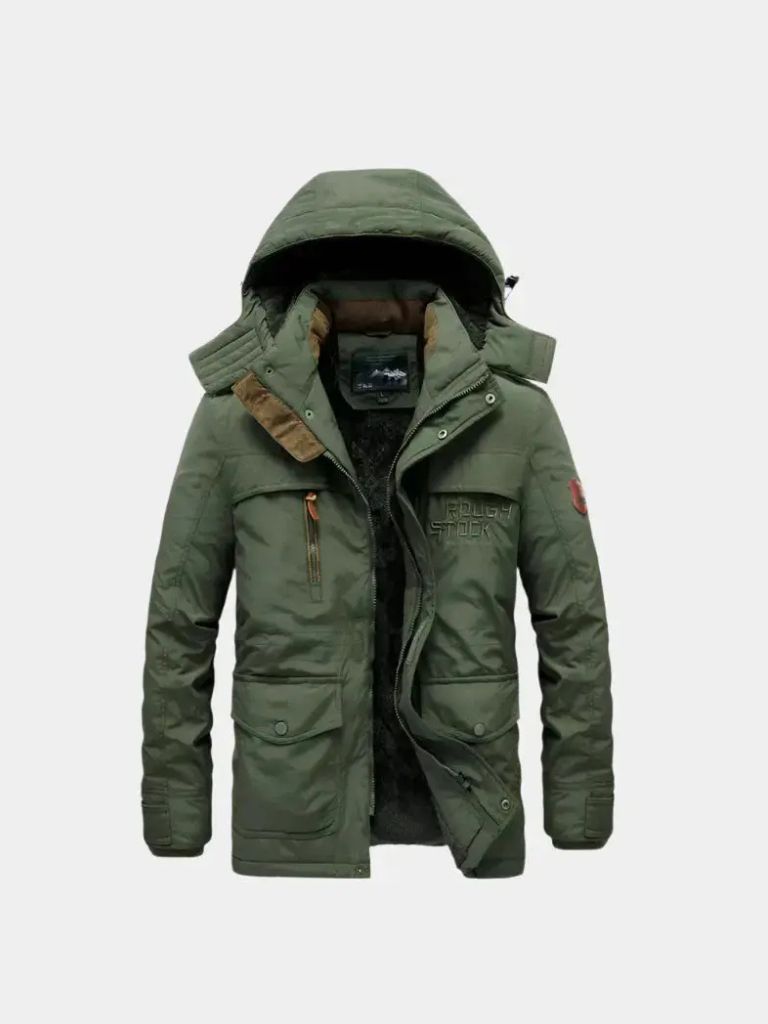 Military Hooded Jacket - Cross & Crown