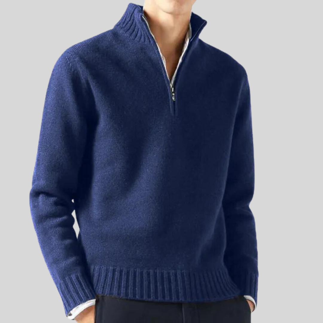 | Luxury Half-Zip Sweater