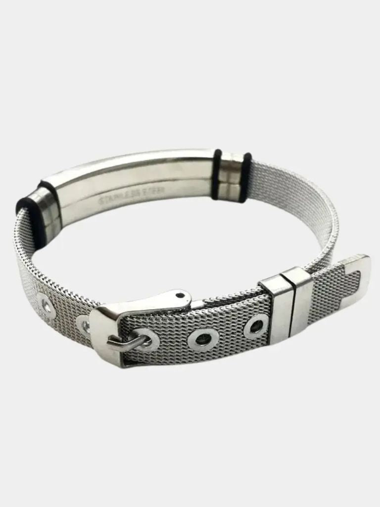 Cross Stainles Steel Belt Bracelet