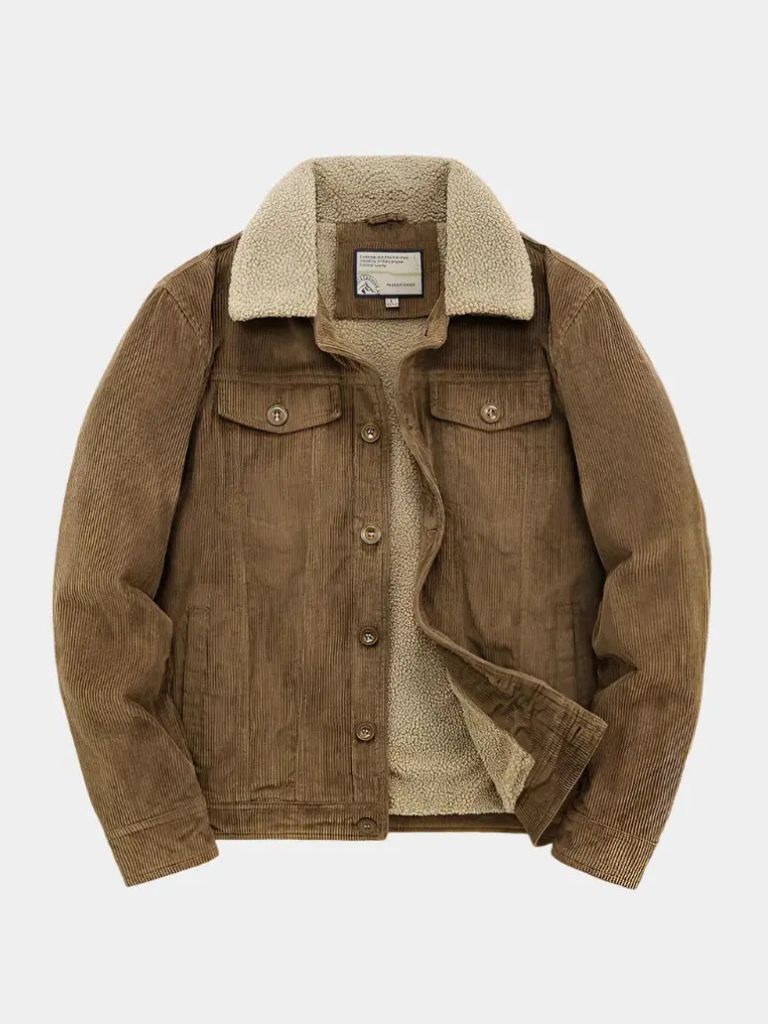 Minimalist Vintage Corduroy Jacket - Cross & Crown