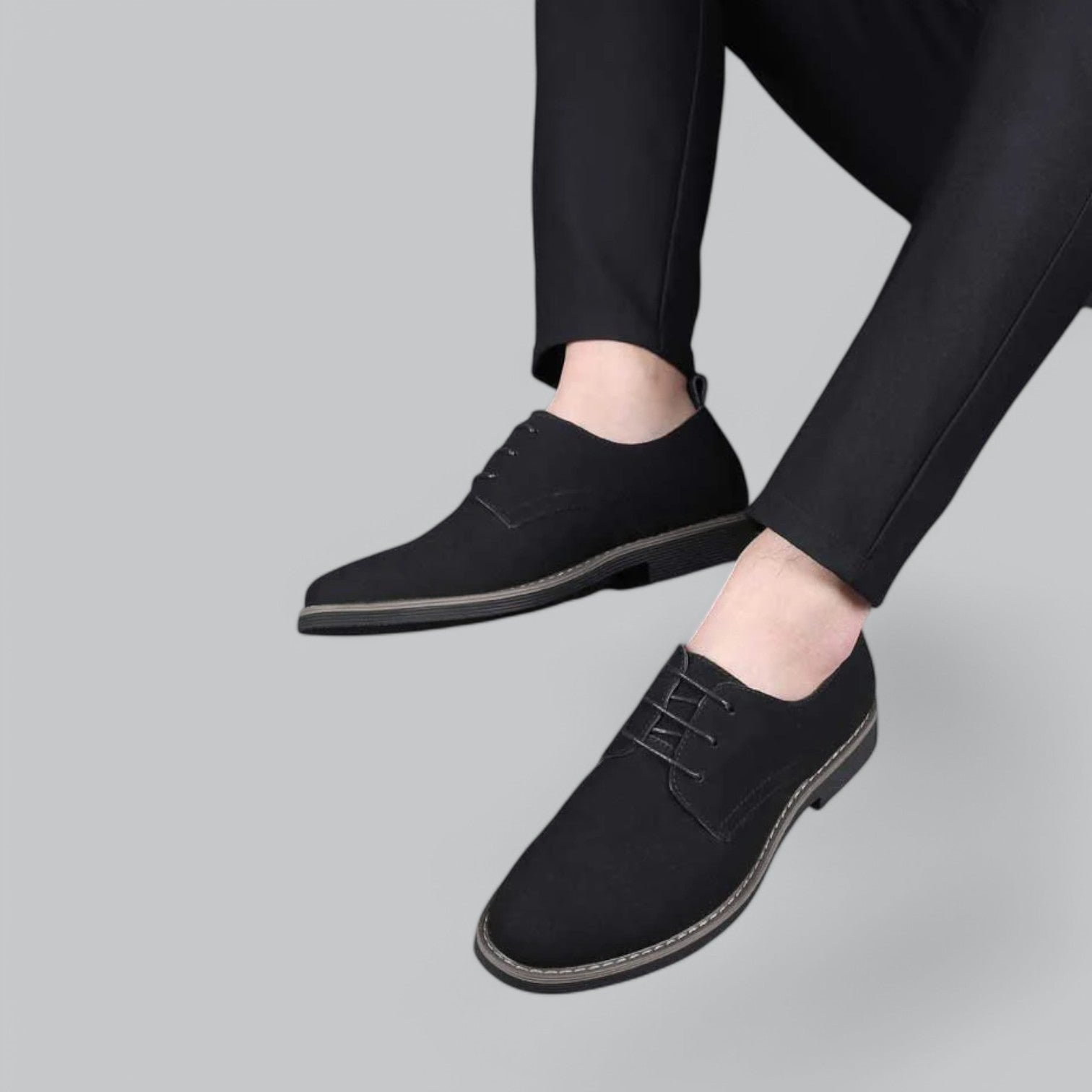 Valenti | Derby Suede Leather Oxford Business Shoe Laced Loafer