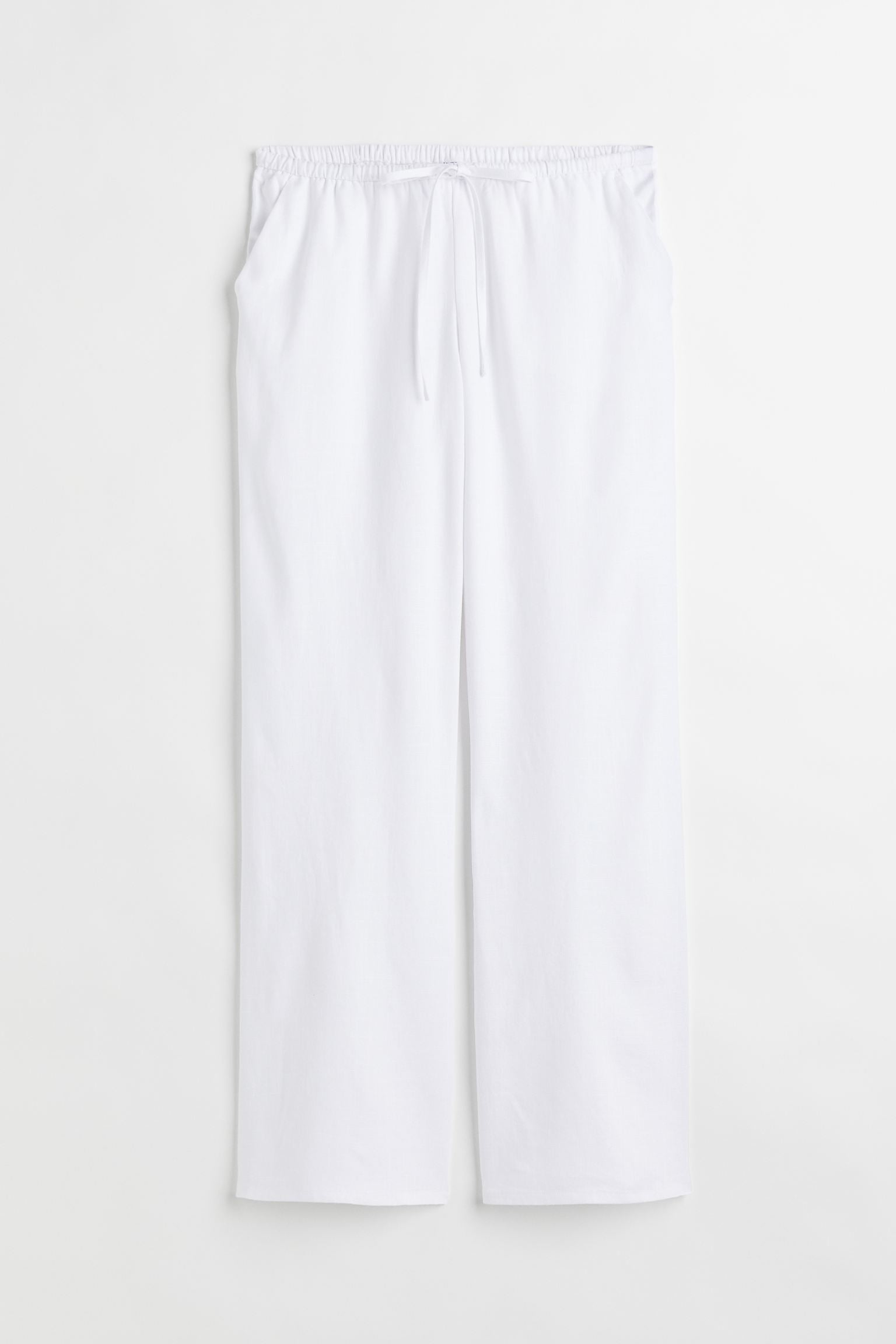 Old Money Classic Linen Loose Gruty Pants