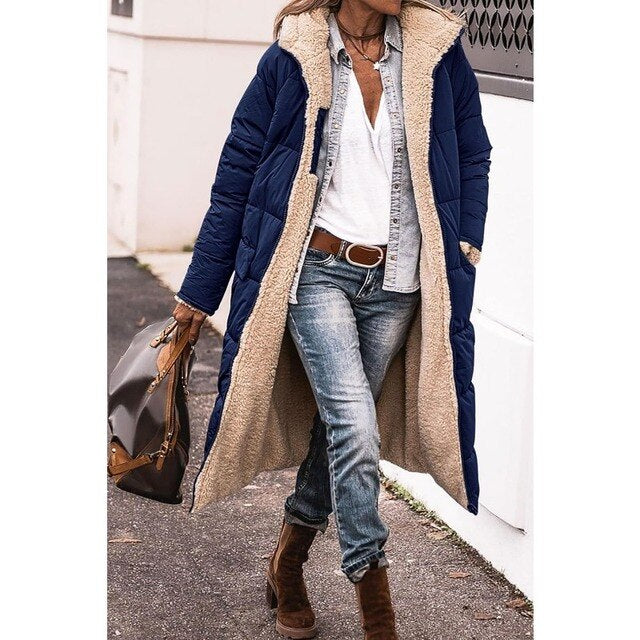 Nora | Long Reversible Coat