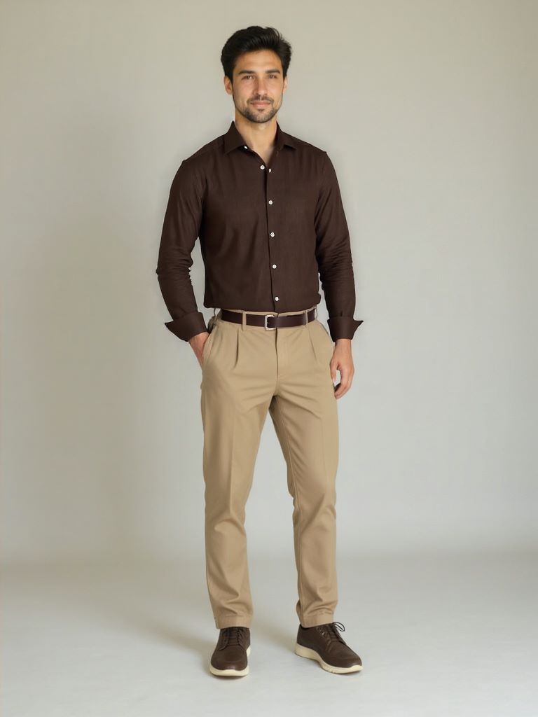 Minimalist Long Sleeve Shirt - Cross & Crown