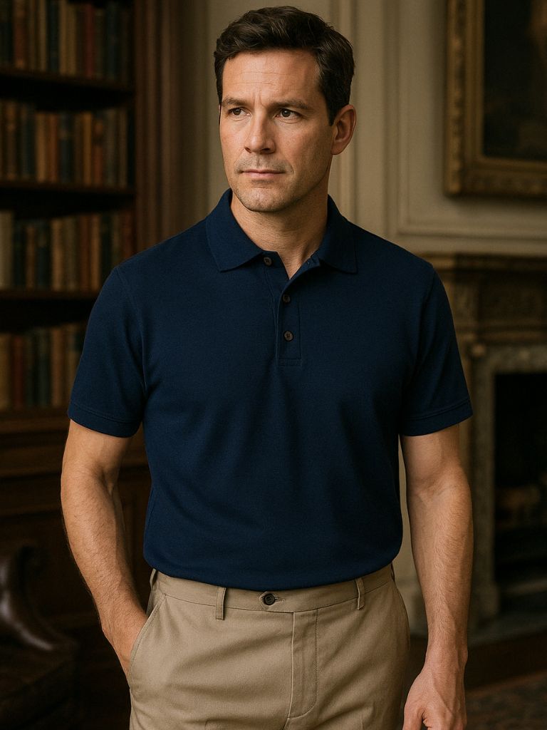 Navy Windsor Polo