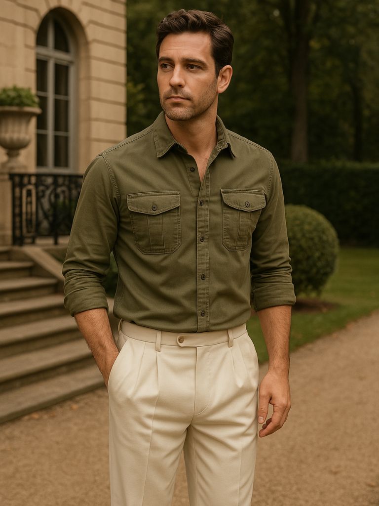 Casual Business Corduroy Shirt - Cross & Crown