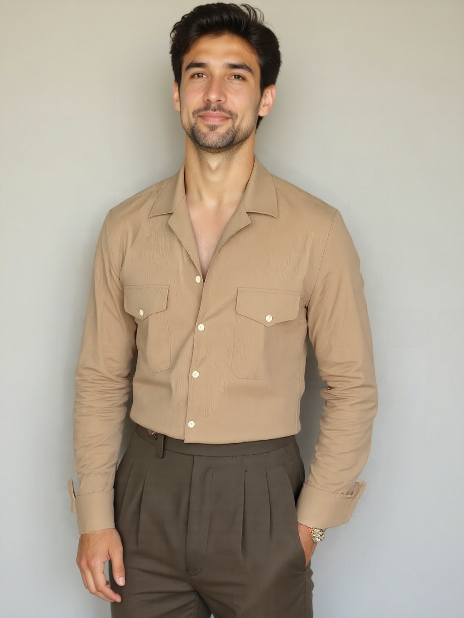 Old Money Long Sleeve Shirt - Cross & Crown