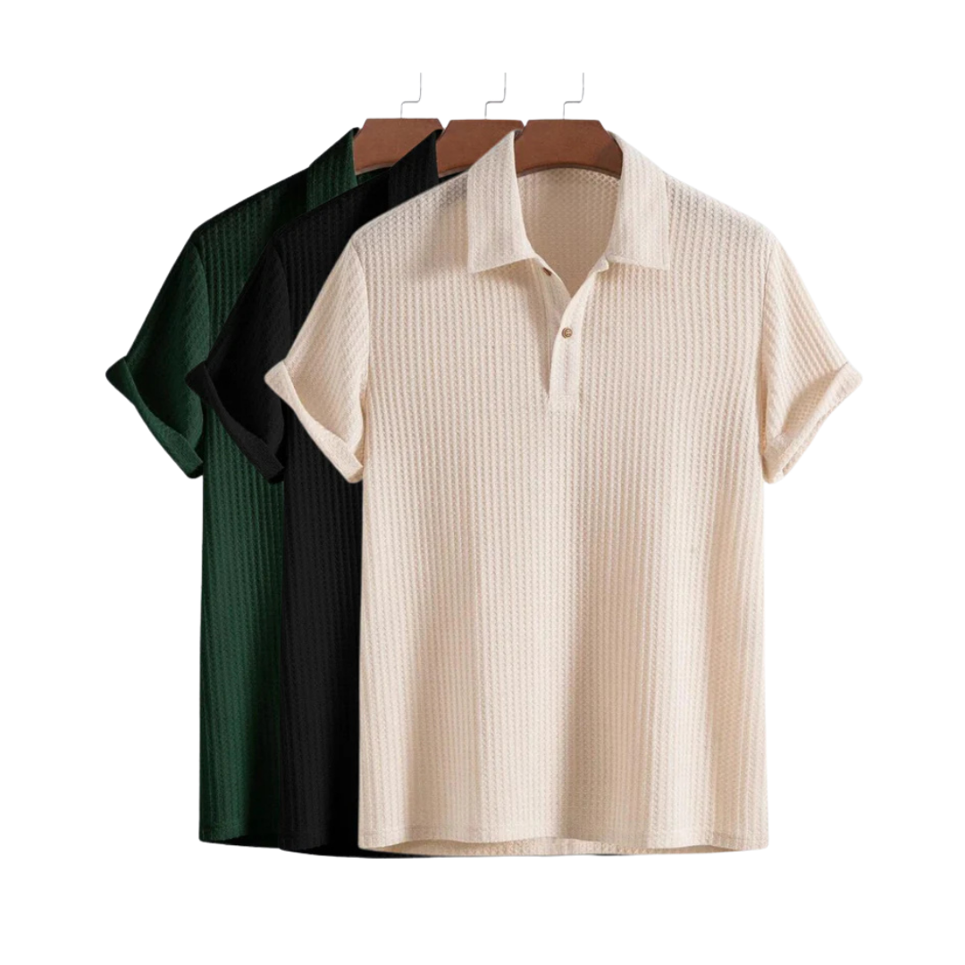 Florence Waffle Knit Polo