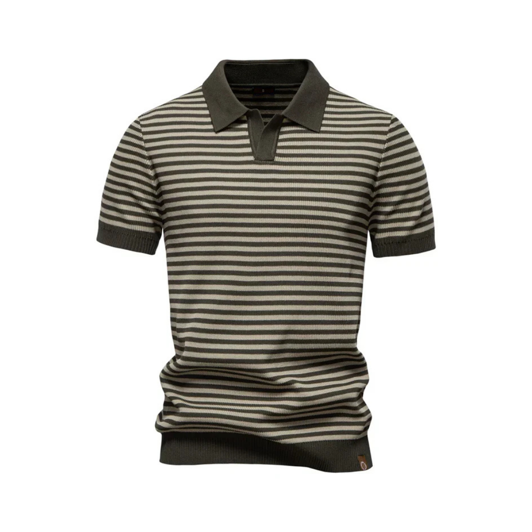 Milan Striped Polo Shirt