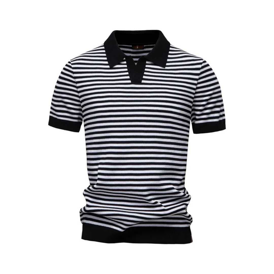 Milan Striped Polo Shirt