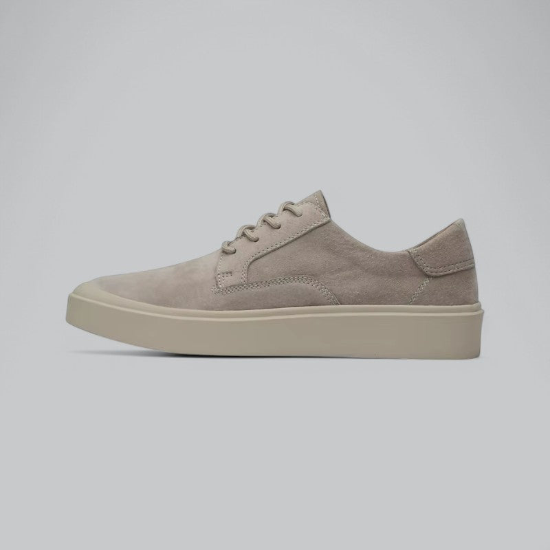 Valenti | Sand Leather Suede Height Shoes - Formal Business Sneakers