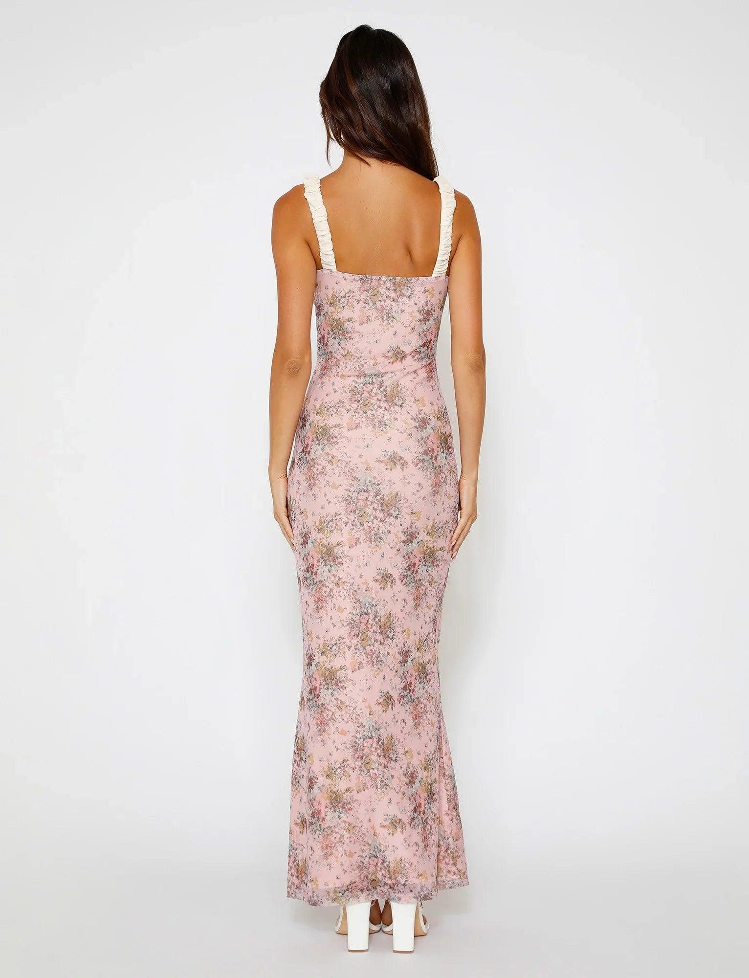 Milano Di Classe® | Pink Camouflage Floral Dress