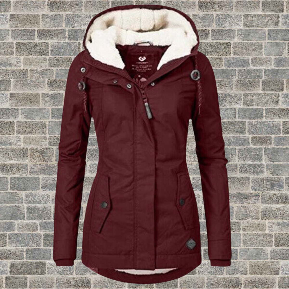 Jenna | Comfortable Winter Coat with Sherpa