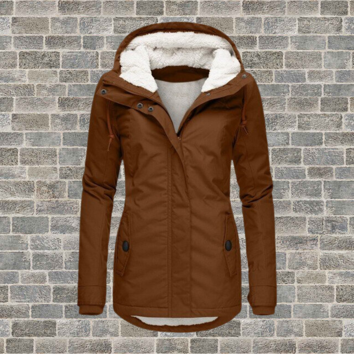 Jenna | Comfortable Winter Coat with Sherpa