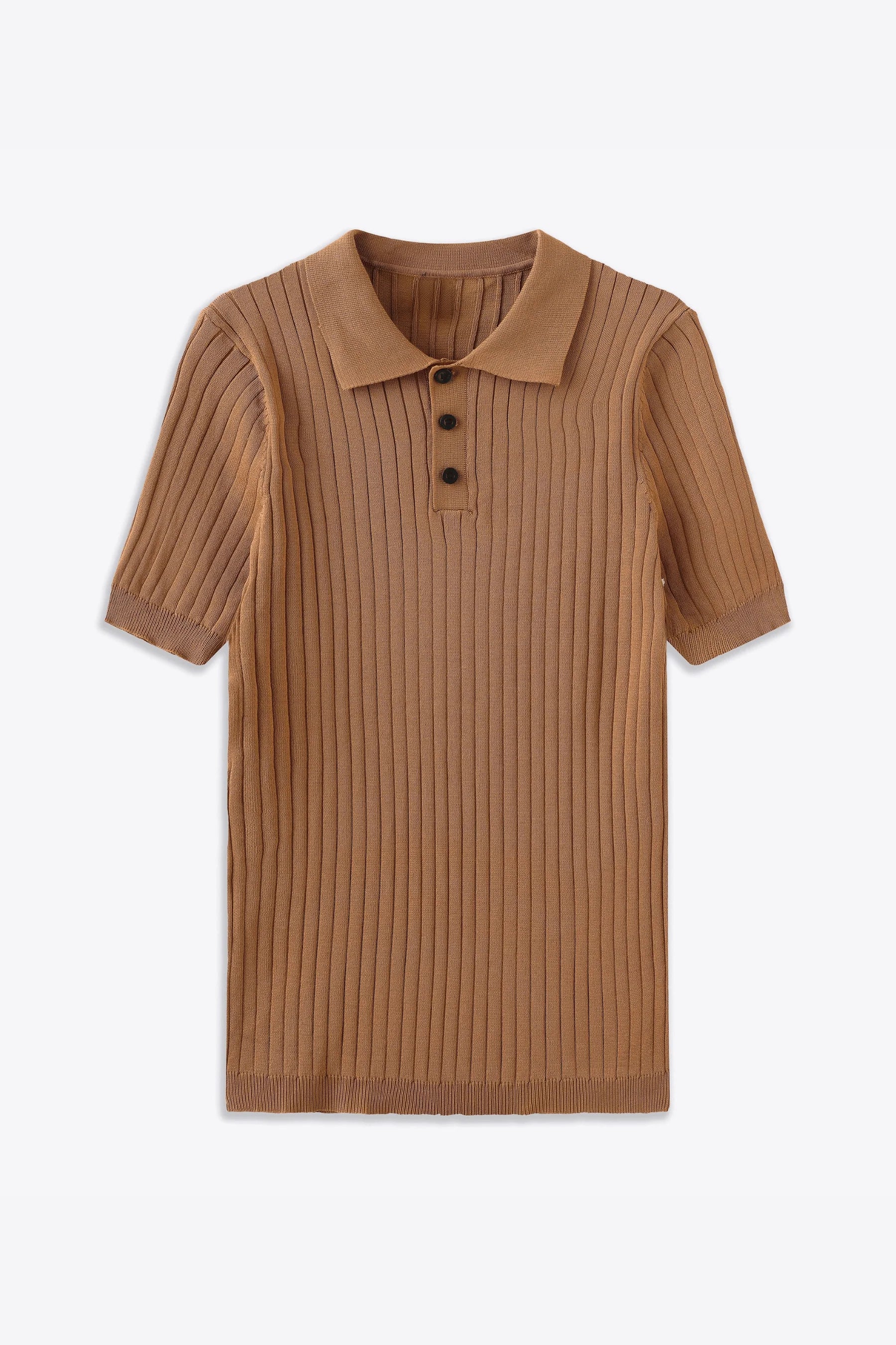 Garda - Ribbed Short Sleeve Polo