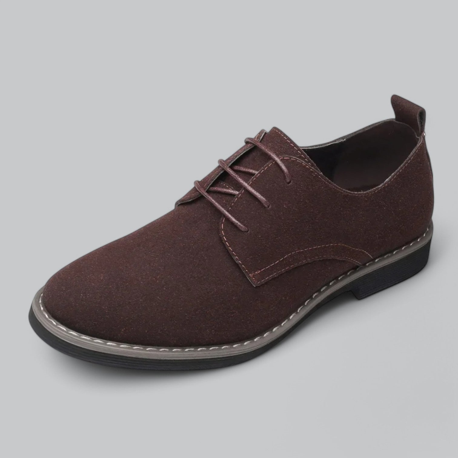 Valenti | Derby Suede Leather Oxford Business Shoe Laced Loafer