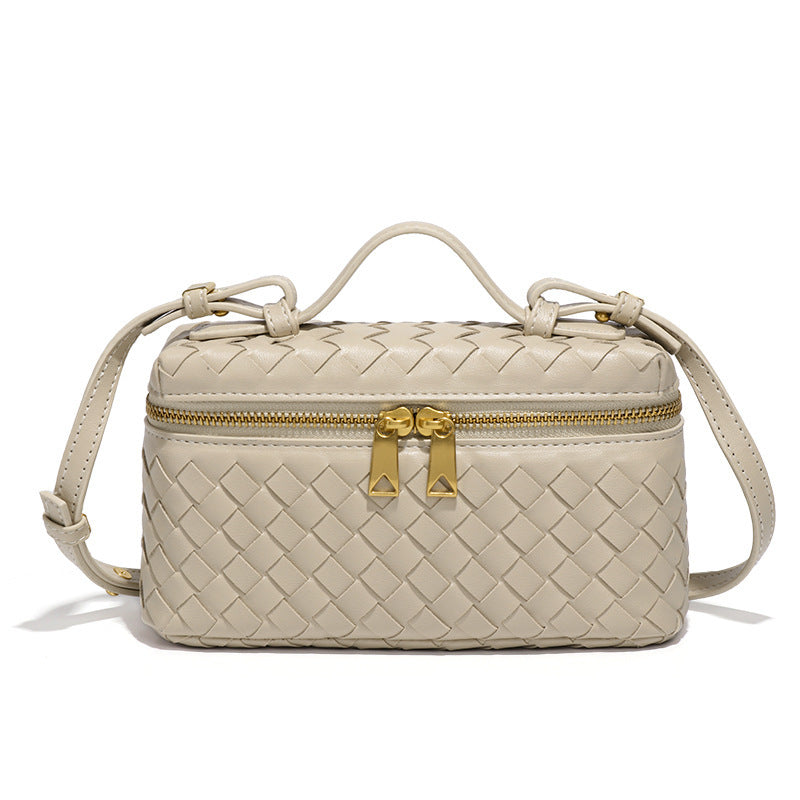 Jade Woven Crossbody Tas