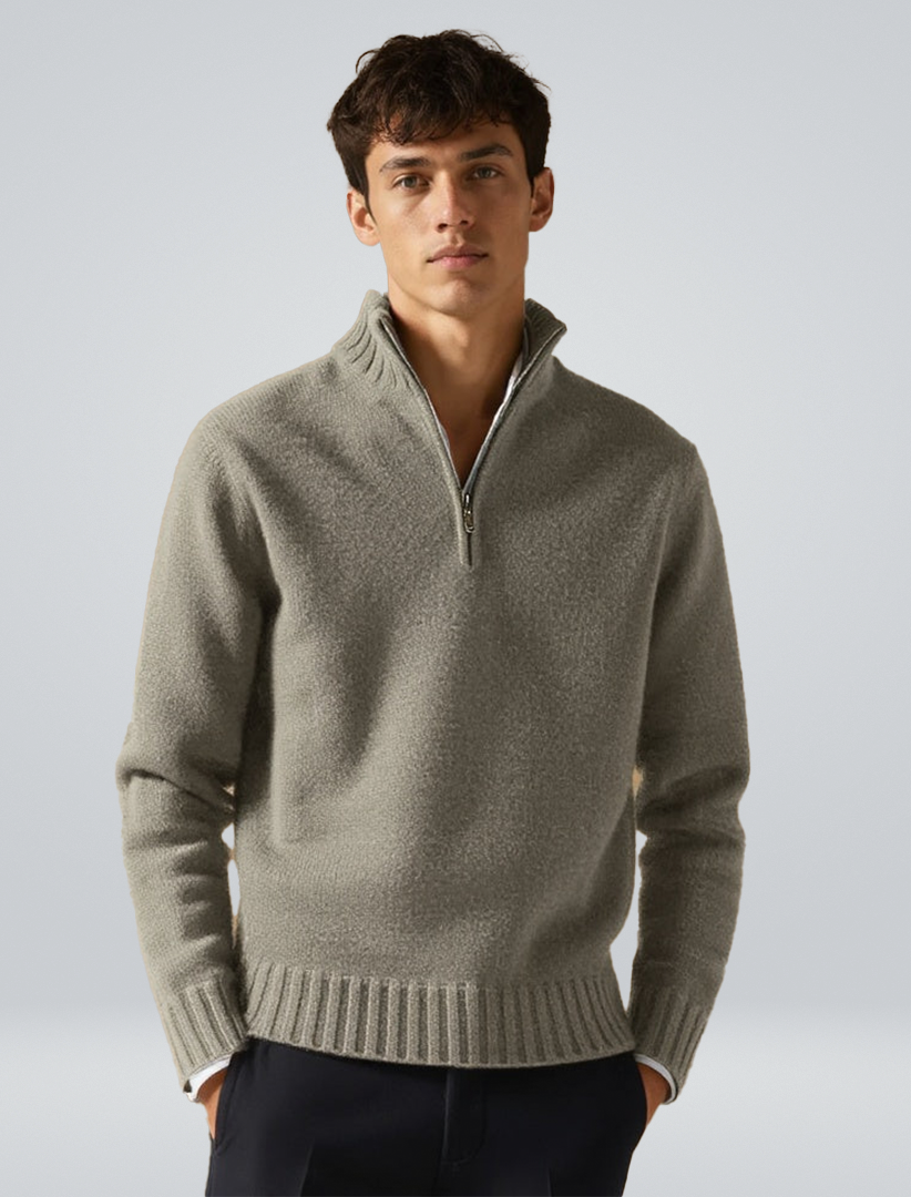 | Luxury Half-Zip Sweater