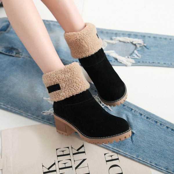 Noortje | Stylish Warm Leather Boots