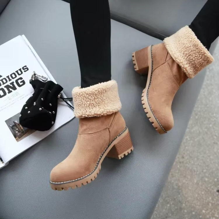 Noortje | Stylish Warm Leather Boots